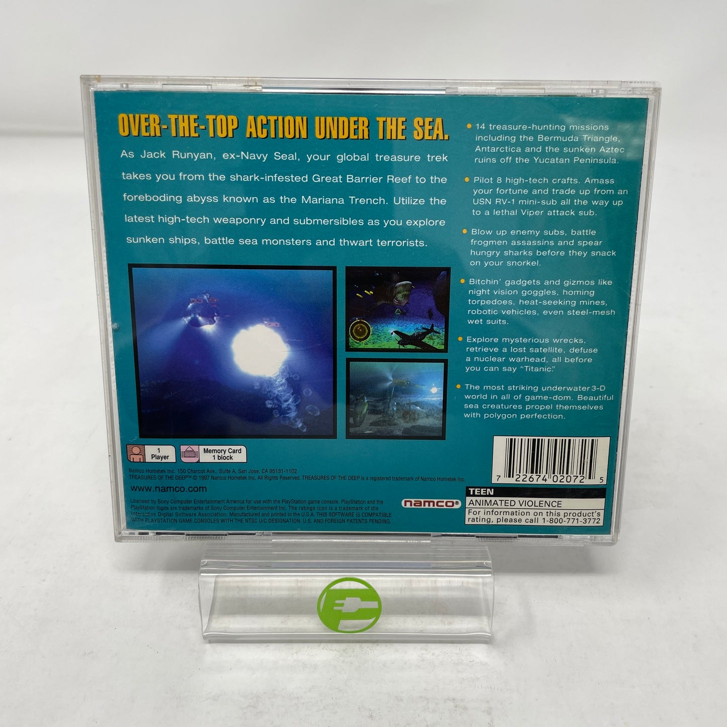 Treasures of the Deep (Sony PlayStation 1 PS1, 1997)