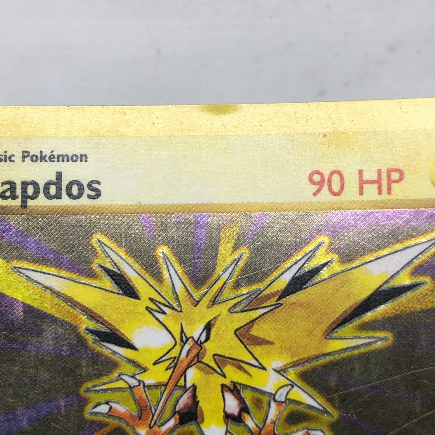 Pokémon TCG Base Set Zapdos (Shadowless) 30/102 Holo English