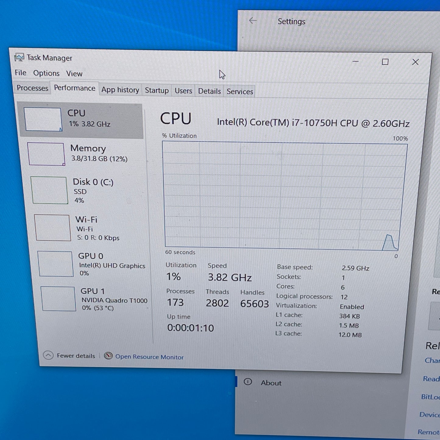 Dell Precision 5550 P91F001 15.6" i7-10750H 2.2GHz 32GB RAM 512GB