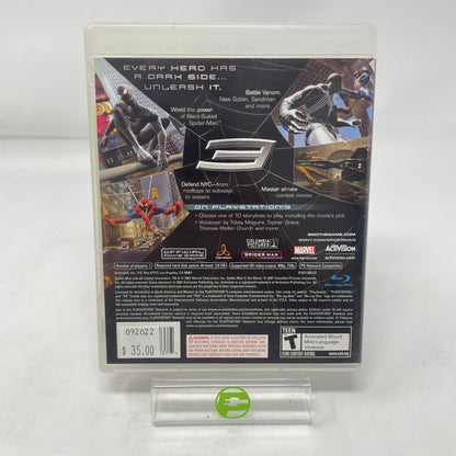 Spiderman 3 (Sony PlayStation 3 PS3, 2007)