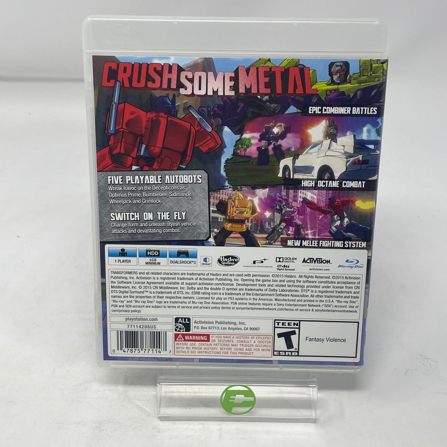 Transformers: Devastation (Sony PlayStation 3 PS3, 2015)