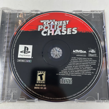 Worlds Scariest Police Chases (Sony PlayStation 1 PS1, 2001)