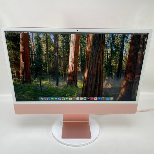 2021 Apple iMac 24" M1 3.2GHz 8GB RAM 256GB SSD Pink MJVA3LL/A