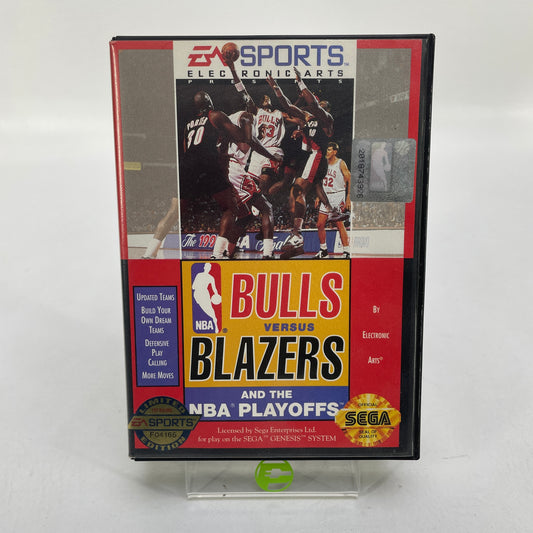 Bulls Vs Blazers and the NBA Playoffs (Sega Genesis, 1993)