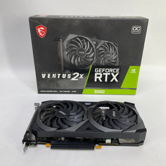 MSI GeForce RTX 3060 Ventus 2X OC 12GB GDDR6 Graphics Card 912-V397-229