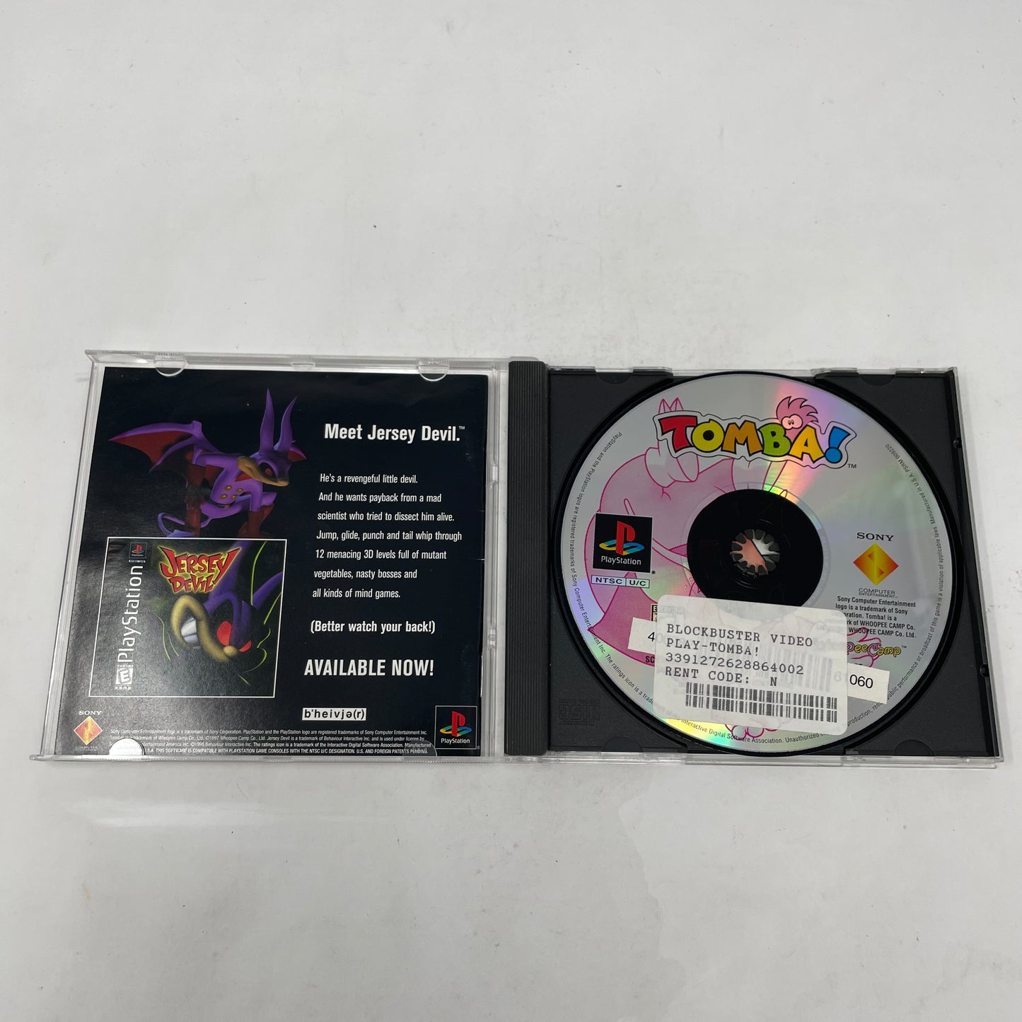 Tomba (Sony PlayStation 1 PS1, 1998)