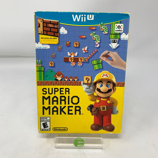 Super Mario Maker [Book Bundle] (Nintendo Wii U, 2015)