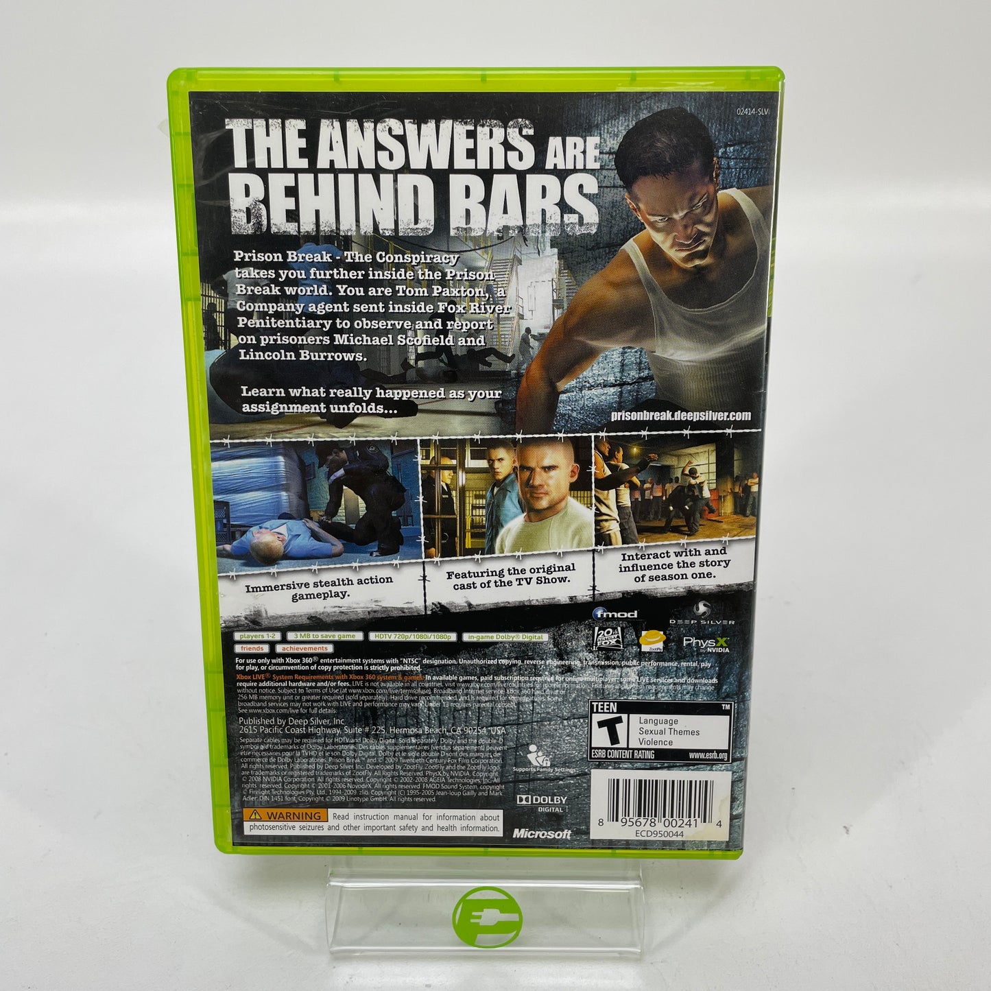 Prison Break: The Conspiracy (Microsoft Xbox 360, 2010)