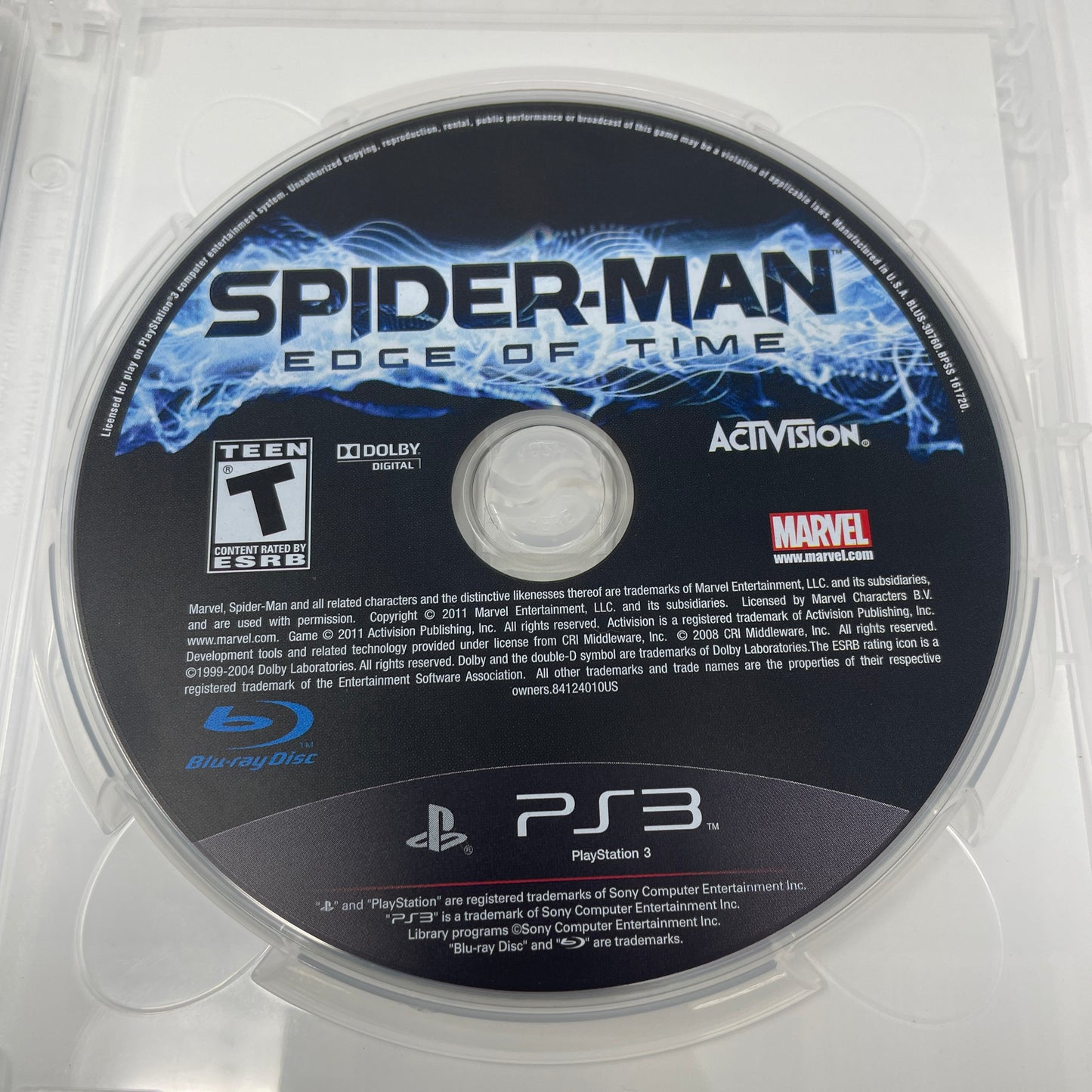 Spiderman: Edge of Time (Sony PlayStation 3 PS3, 2011)