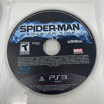 Spiderman: Edge of Time (Sony PlayStation 3 PS3, 2011)