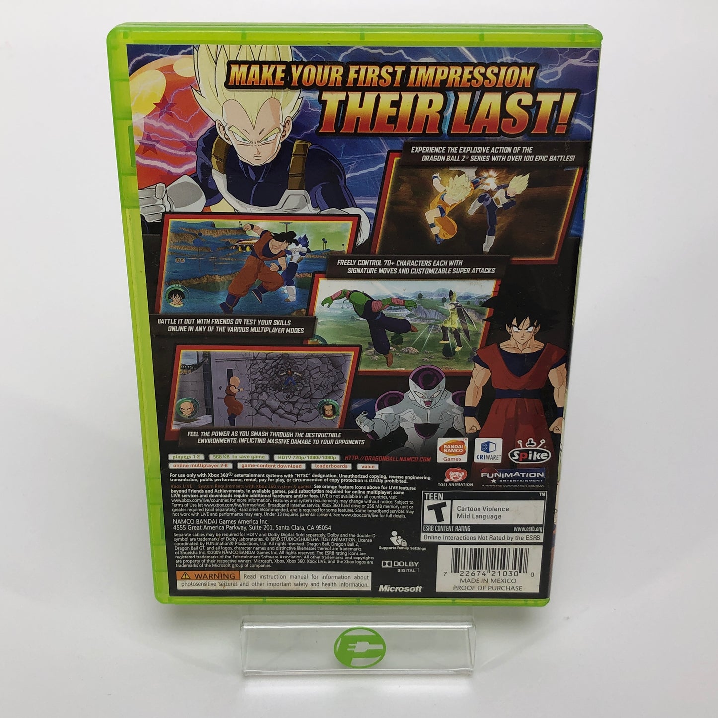 Dragon Ball: Raging Blast (Microsoft Xbox 360, 2009)