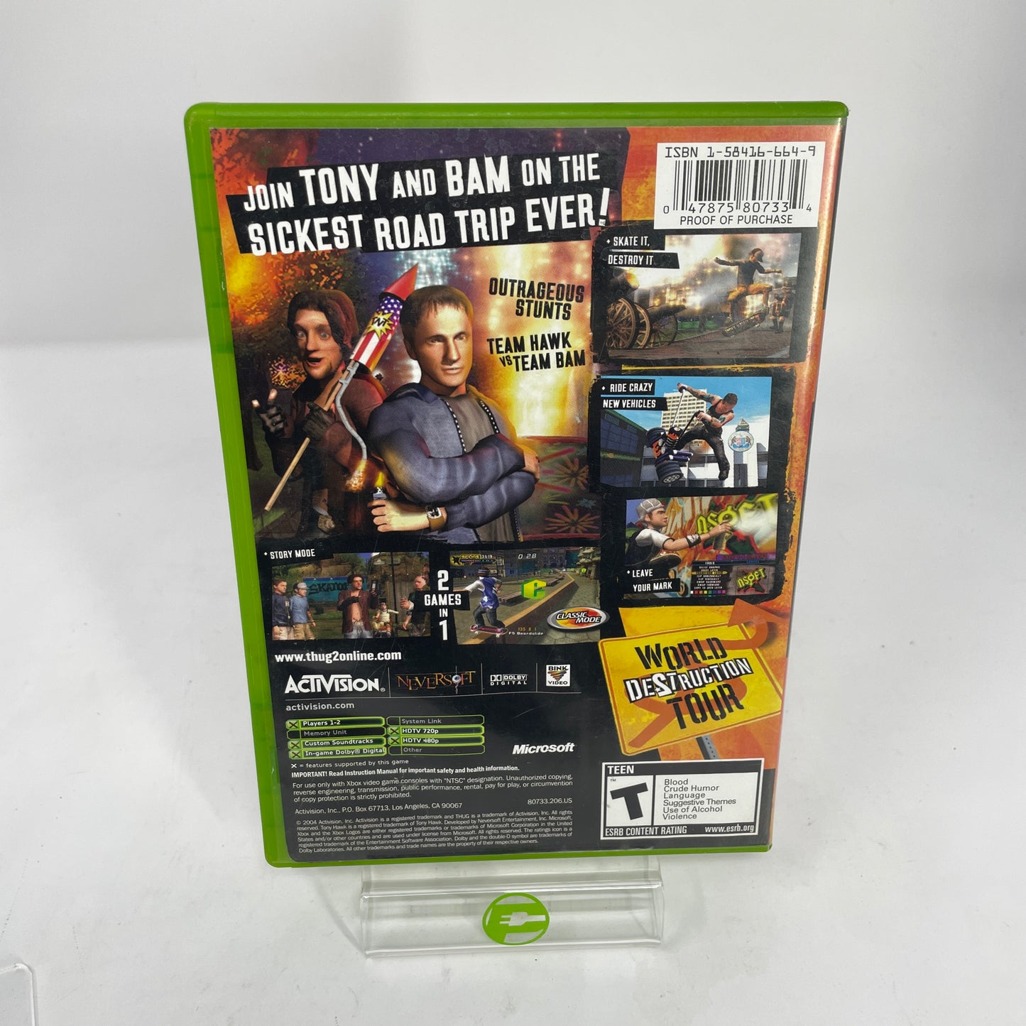 Tony Hawk Underground 2 (Microsoft Xbox, 2004)