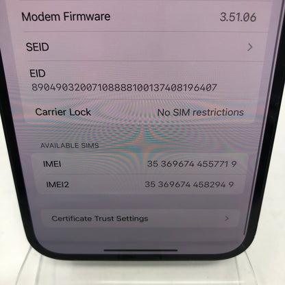 Unlocked Apple iPhone 14 Plus 128GB Midnight MQ3R3LL/A