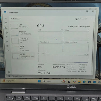 Dell Latitude P135G 14" i5-1245U  1.4GHz 32GB RAM 512GB SSD