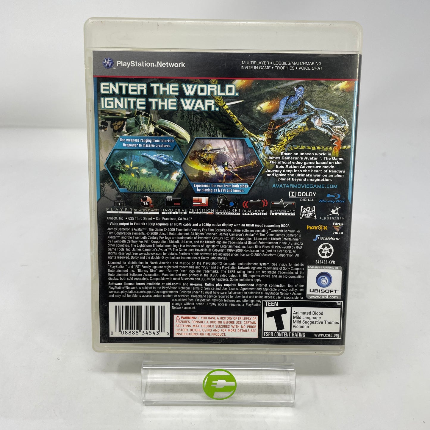Avatar: The Game (Sony PlayStation 3 PS3, 2009)