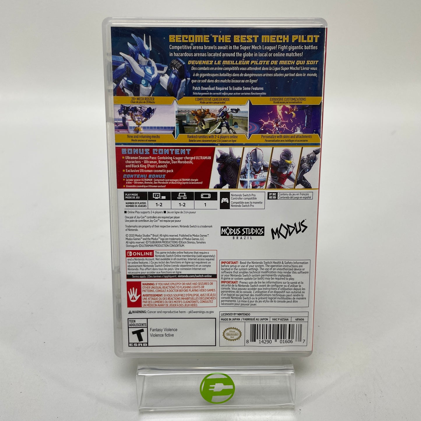Override 2: Super Mech League [Ultraman Deluxe Edition] (Nintendo Switch, 2020)