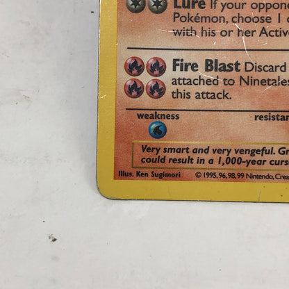 Pokémon TCG Base Set Ninetales (Shadowless) 12/102 Holo English