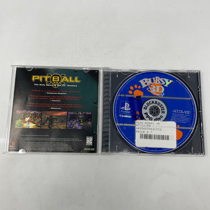 Bubsy 3D (Sony PlayStation 1 PS1, 1996)