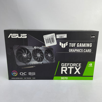 New Asus GeForce RTX 3070 8GB GDDR6 Graphics Card TUF-RTX3070-08G-V2-GAMING