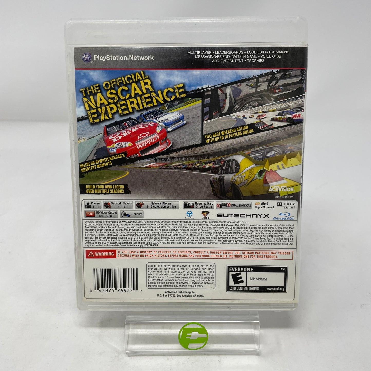 NASCAR The Game: Inside Line (Sony PlayStation 3 PS3, 2012)