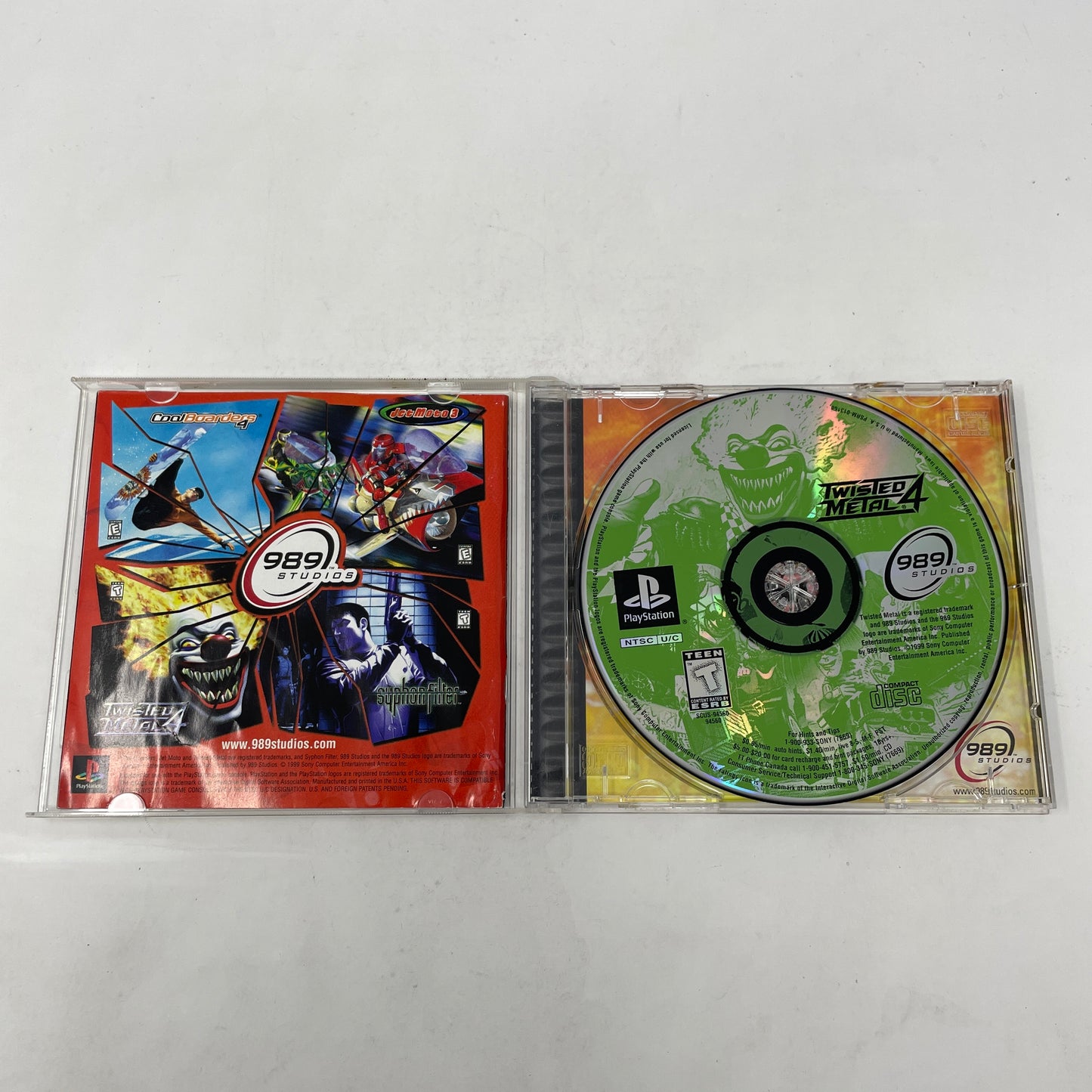 Twisted Metal 4 (Sony PlayStation 1 PS1, 1999)