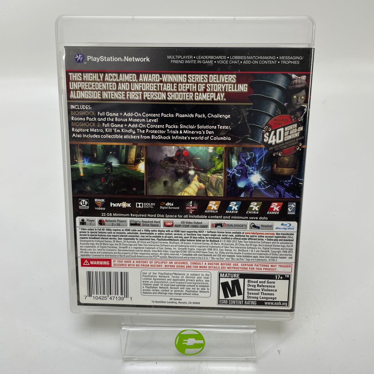 Bioshock Ultimate Rapture Edition (Sony PlayStation 3 PS3, 2013)