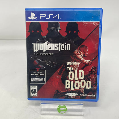 Wolfenstein The New Order and The Old Blood (Sony PlayStation 4 PS4, 2017)
