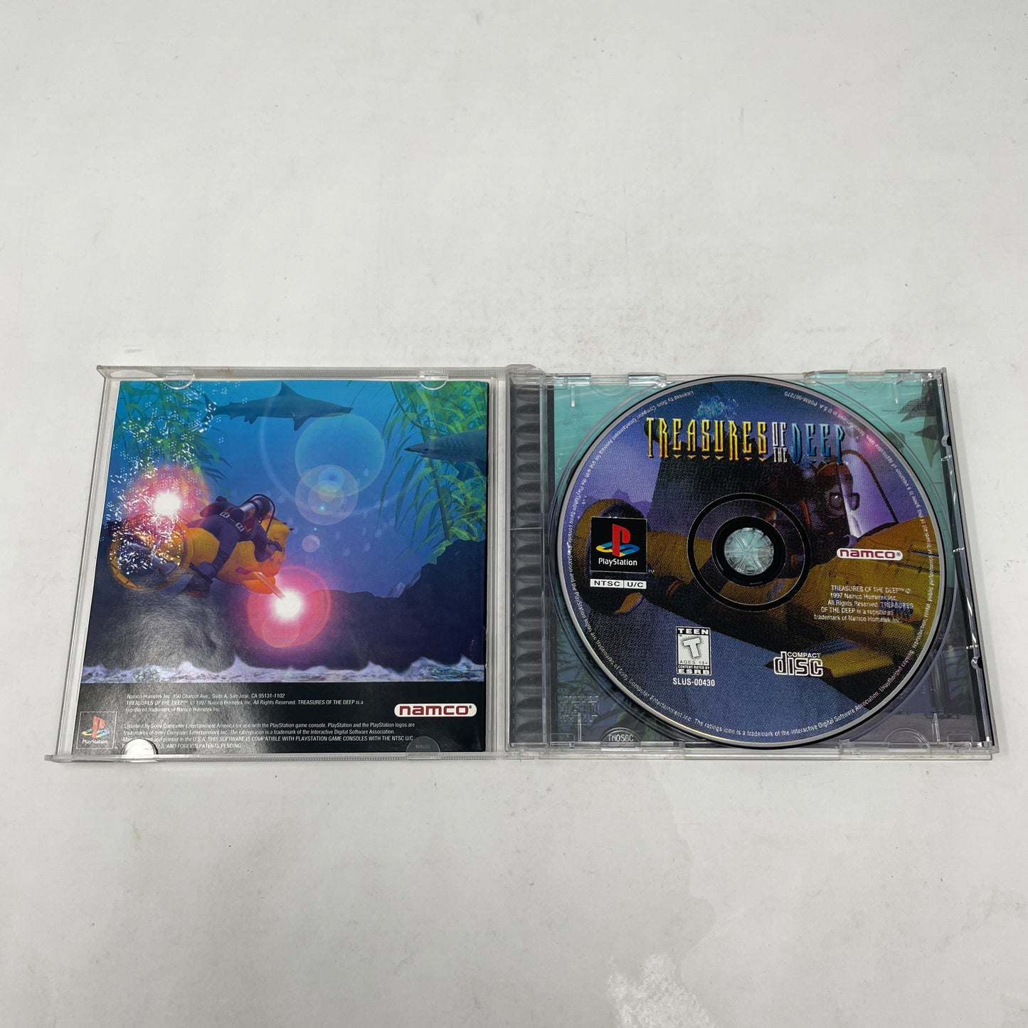 Treasures of the Deep (Sony PlayStation 1 PS1, 1997)