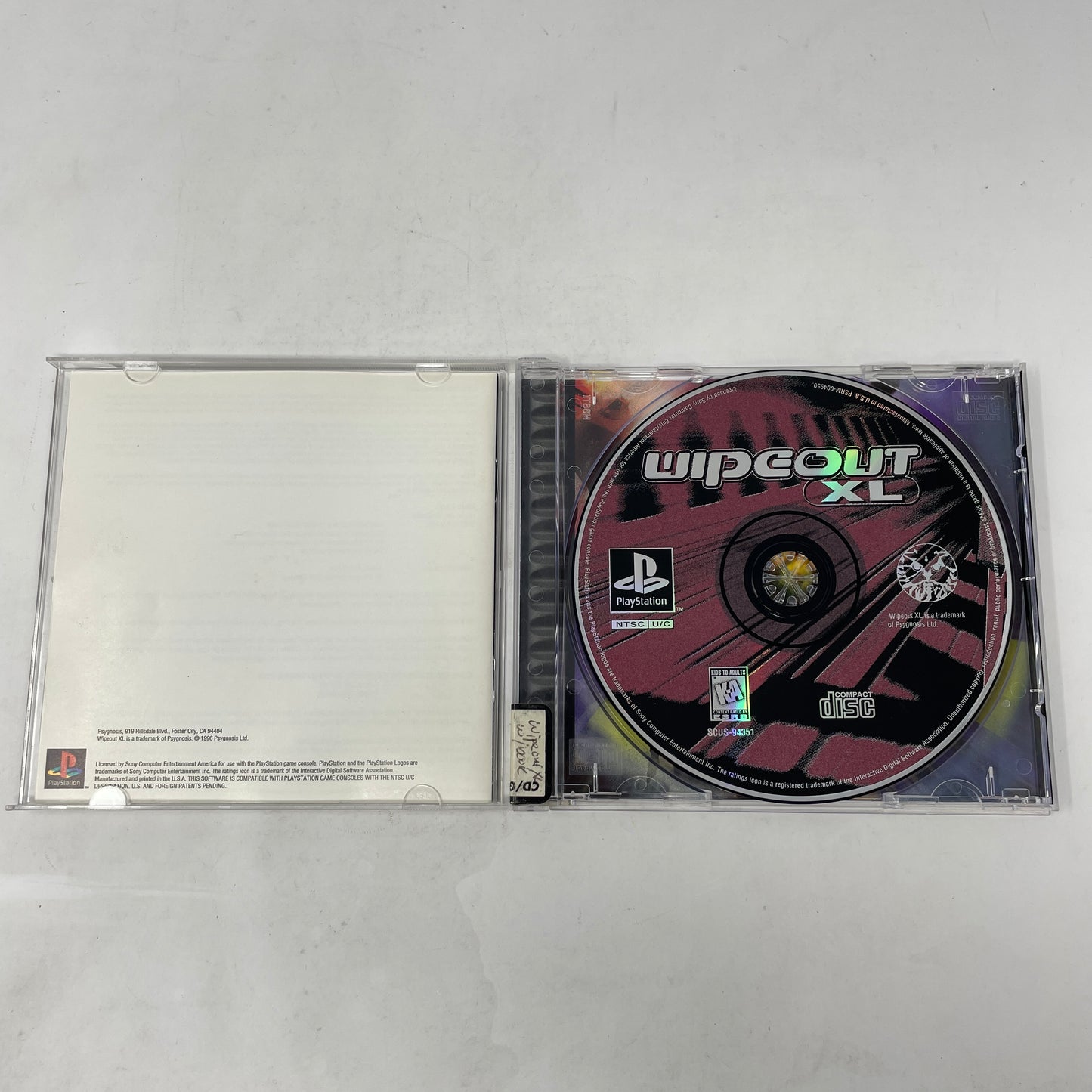 Wipeout XL (Sony PlayStation 1 PS1, 1996)