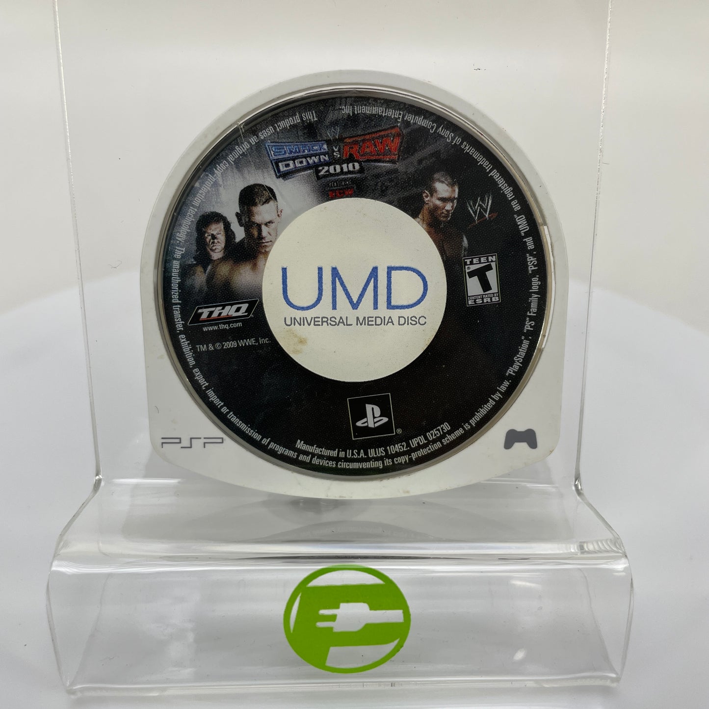 WWE Smackdown vs. Raw 2010 (Sony PlayStation Portable PSP, 2009) Disc Only