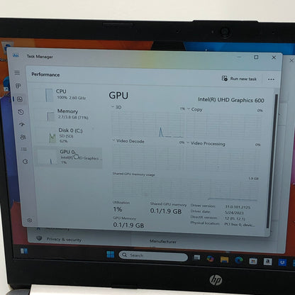 HP 14-dq0003dx 14" Celeron N4020 1.1GHz 4GB RAM 64GB SSD
