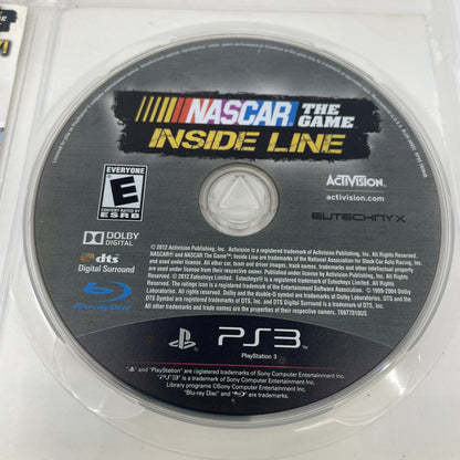 NASCAR The Game: Inside Line (Sony PlayStation 3 PS3, 2012)