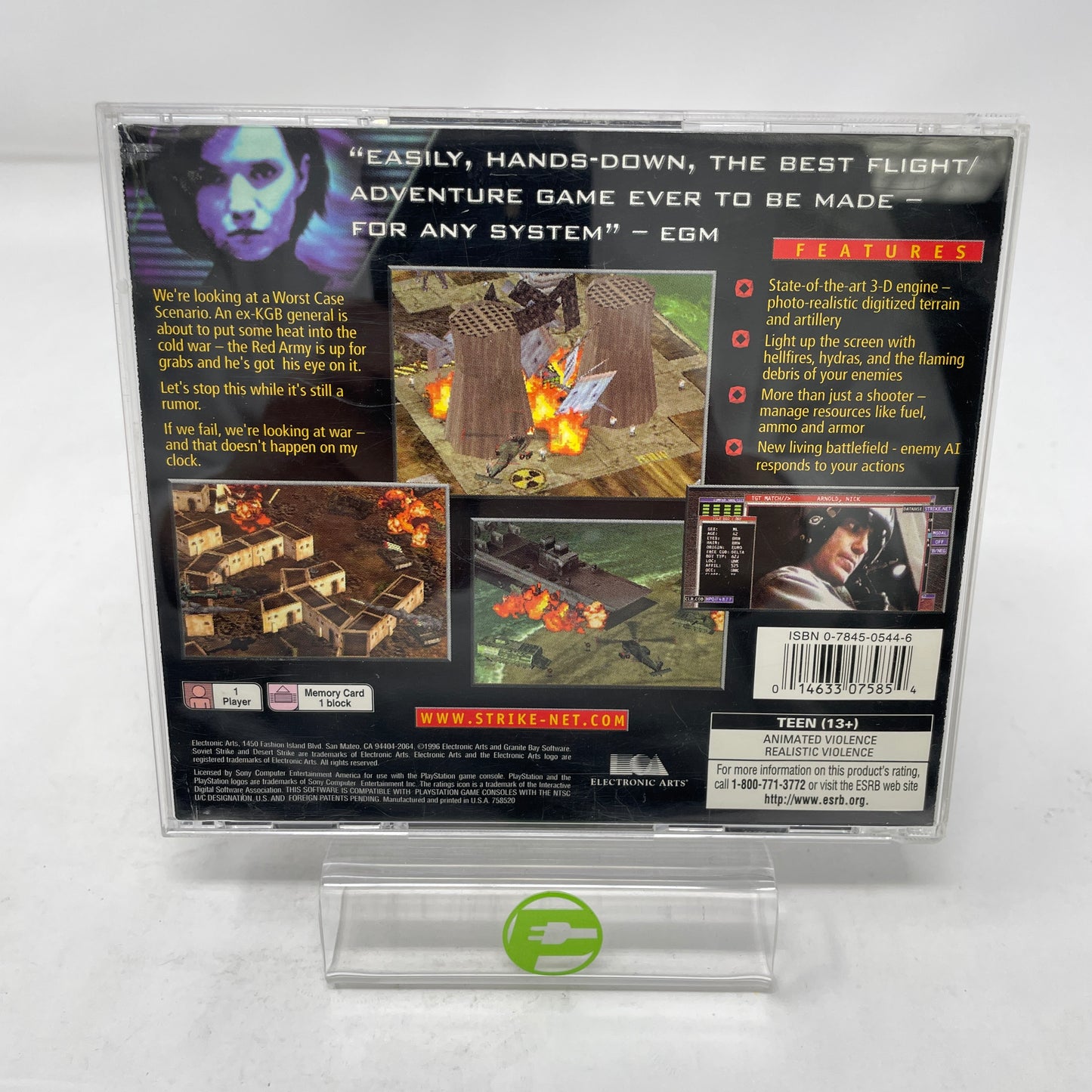 Soviet Strike (Sony PlayStation 1 PS1, 1996)