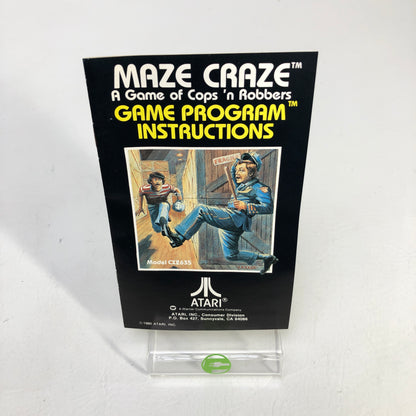 Maze Craze (Atari 2600, 1977)