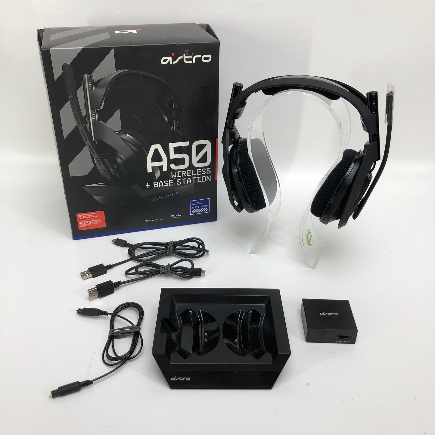 ASTRO A50 Wireless + Base Station Ear-Cup (Over the Ear) Black 939001673