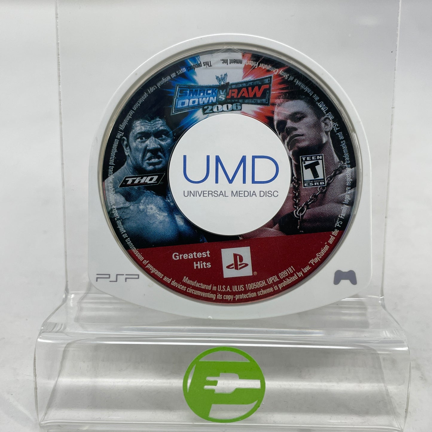 WWE Smackdown vs. Raw 2006 [Greatest Hits] (Sony PlayStation 2 PS2, 2005) Disc Only