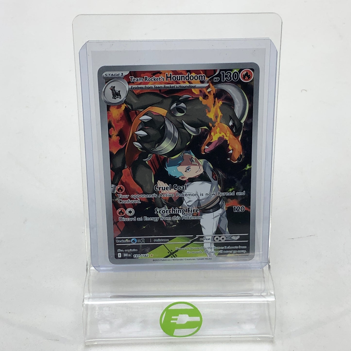 Pokémon TCG Destined Rivals Team Rocket's Houndoom 191/182 English