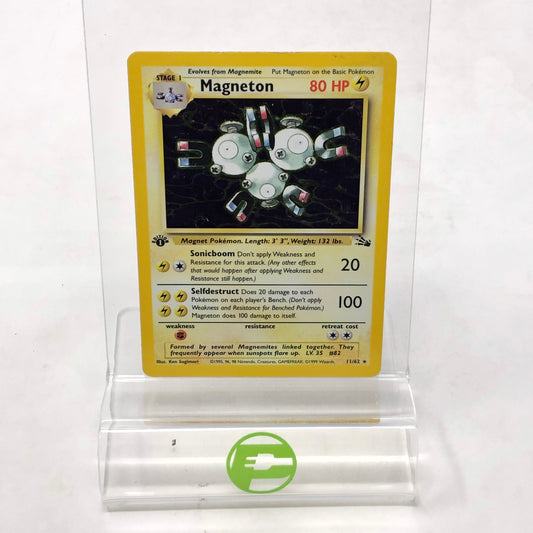 Pokémon TCG Fossil Magneton 11/62 Holo (1st Edition) English