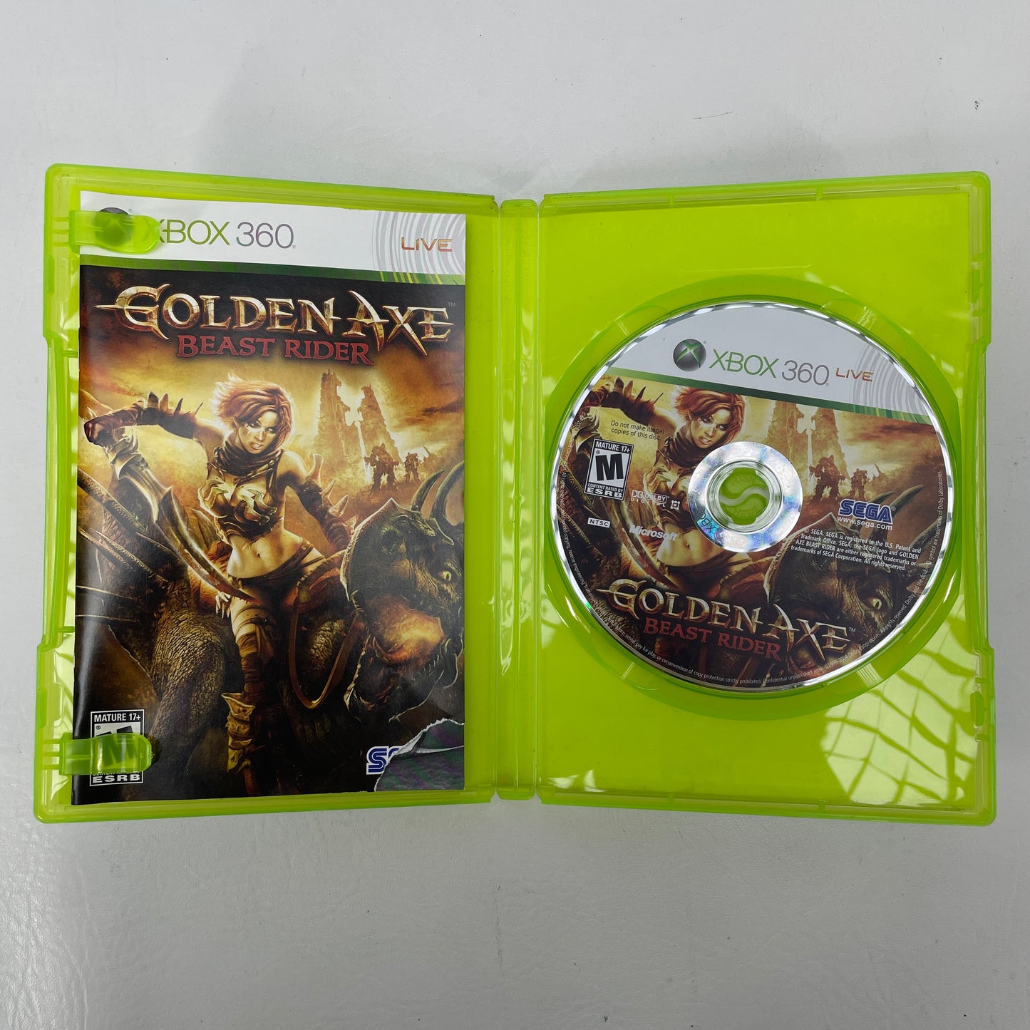 Golden Axe Beast Rider (Microsoft Xbox 360, 2008)