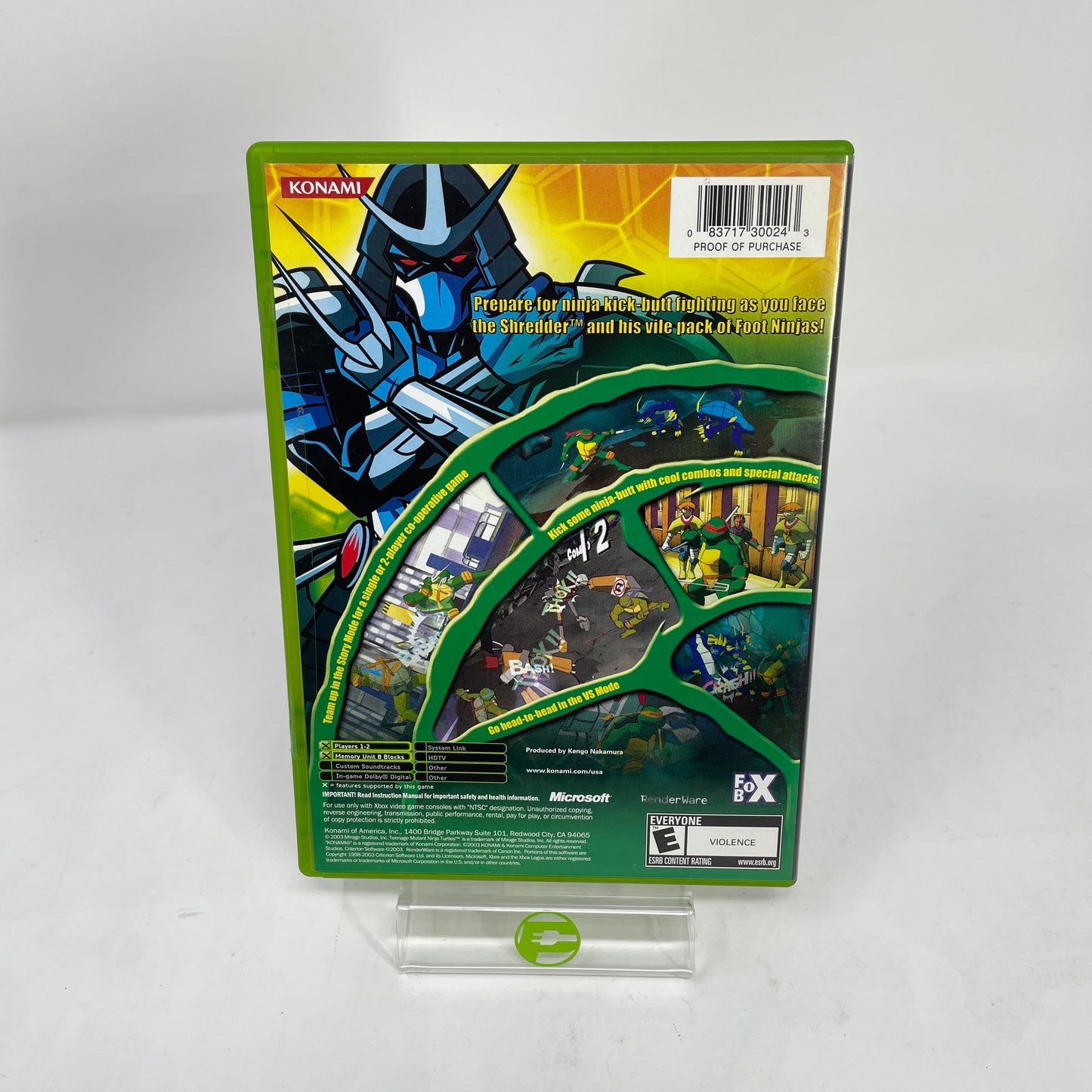 Teenage Mutant Ninja Turtles (Microsoft Xbox, 2003)