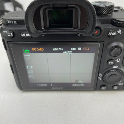 Sony Alpha 7 III 24.2MP Mirrorless Digital Camera