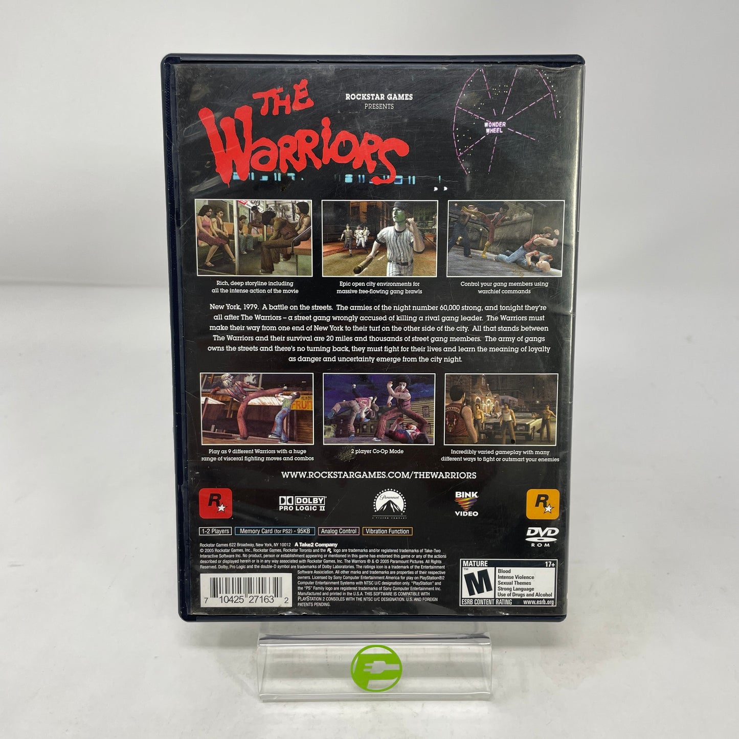 The Warriors (Sony PlayStation 2 PS2, 2005)