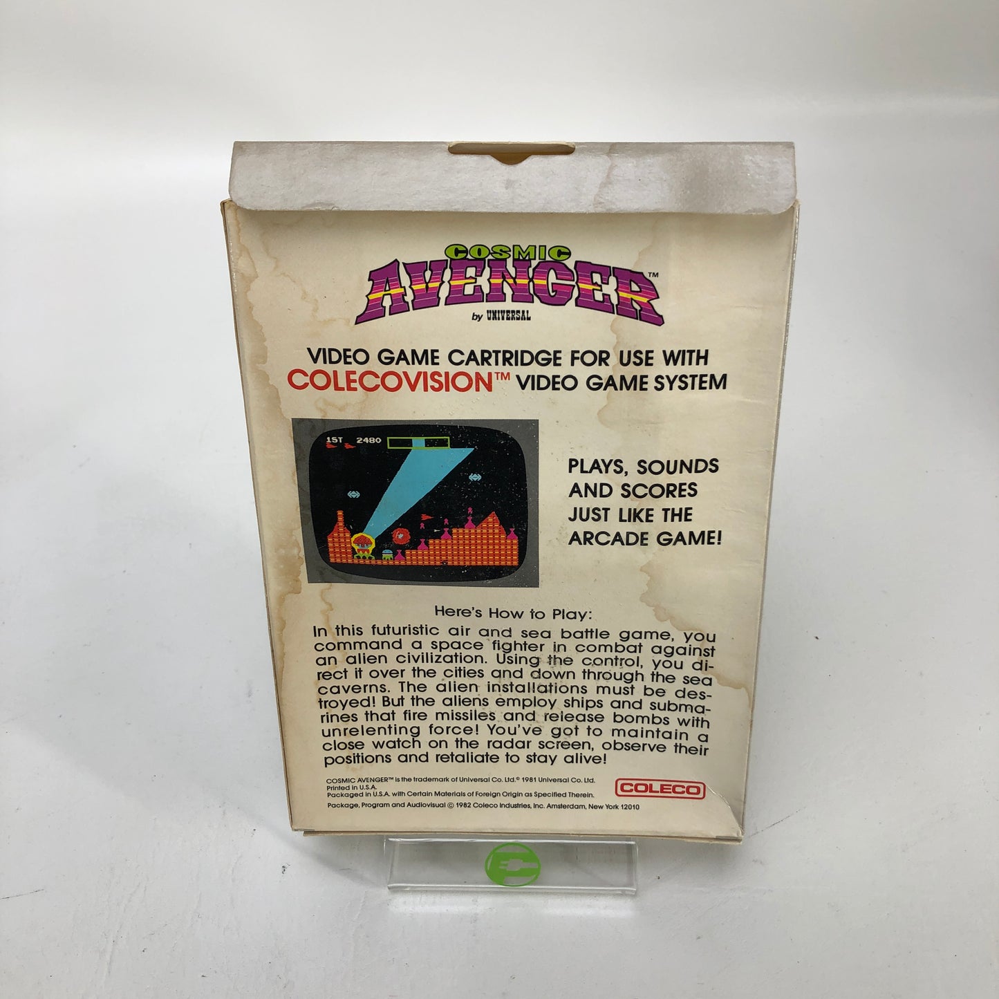 Cosmic Avenger (Coleco Vision, 1981)