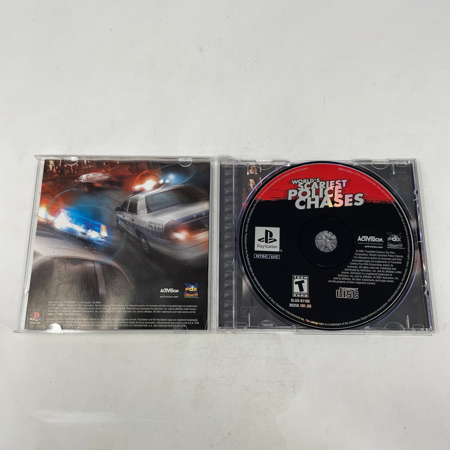 Worlds Scariest Police Chases (Sony PlayStation 1 PS1, 2001)