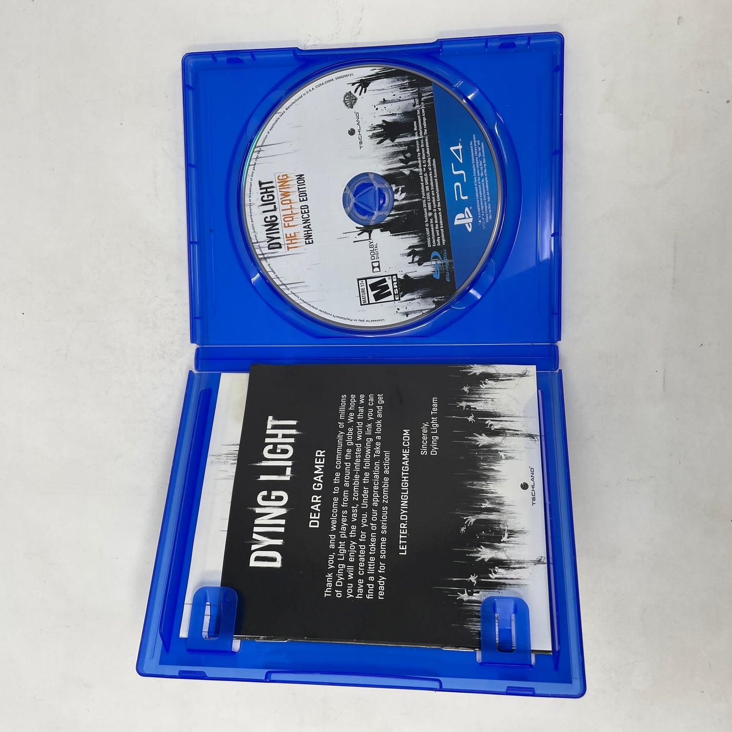 Dying Light The Following Enhanced Edition (Sony PlayStation 4 PS4, 2016)