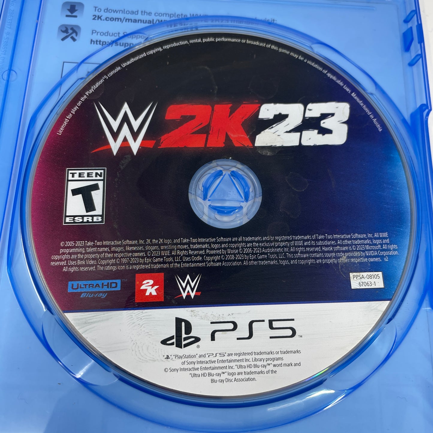 WWE 2K23 (Sony PlayStation 5 PS5, 2023)