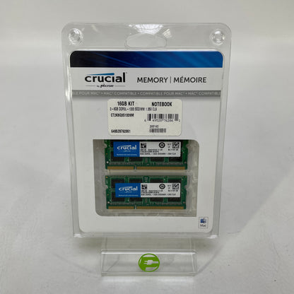 New Crucial 16GB (2x8GB) RAM DDR3 1333MHz CT2K8G3S1339M