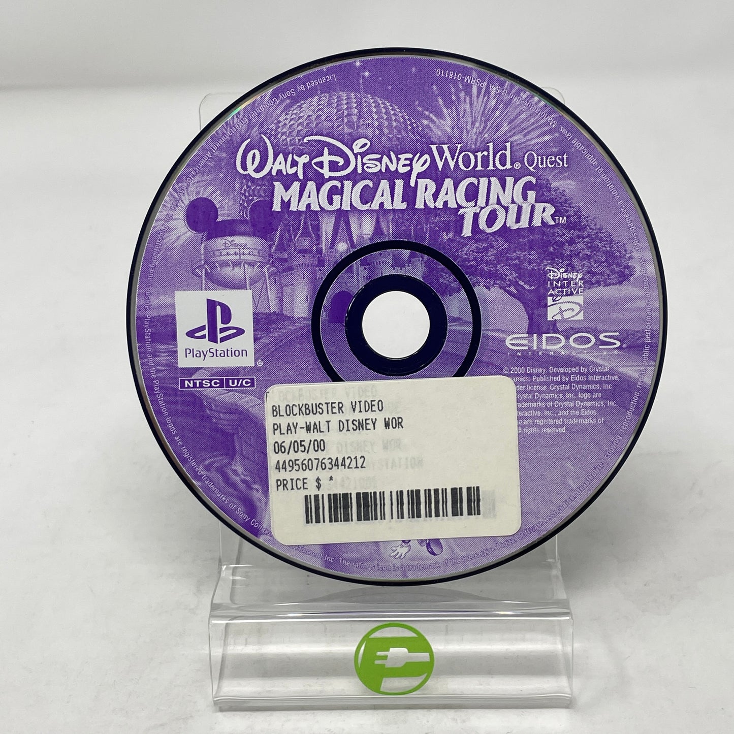 Walt Disney World Quest: Magical Racing Tour (Sony PlayStation 1 PS1, 2000) Disc Only