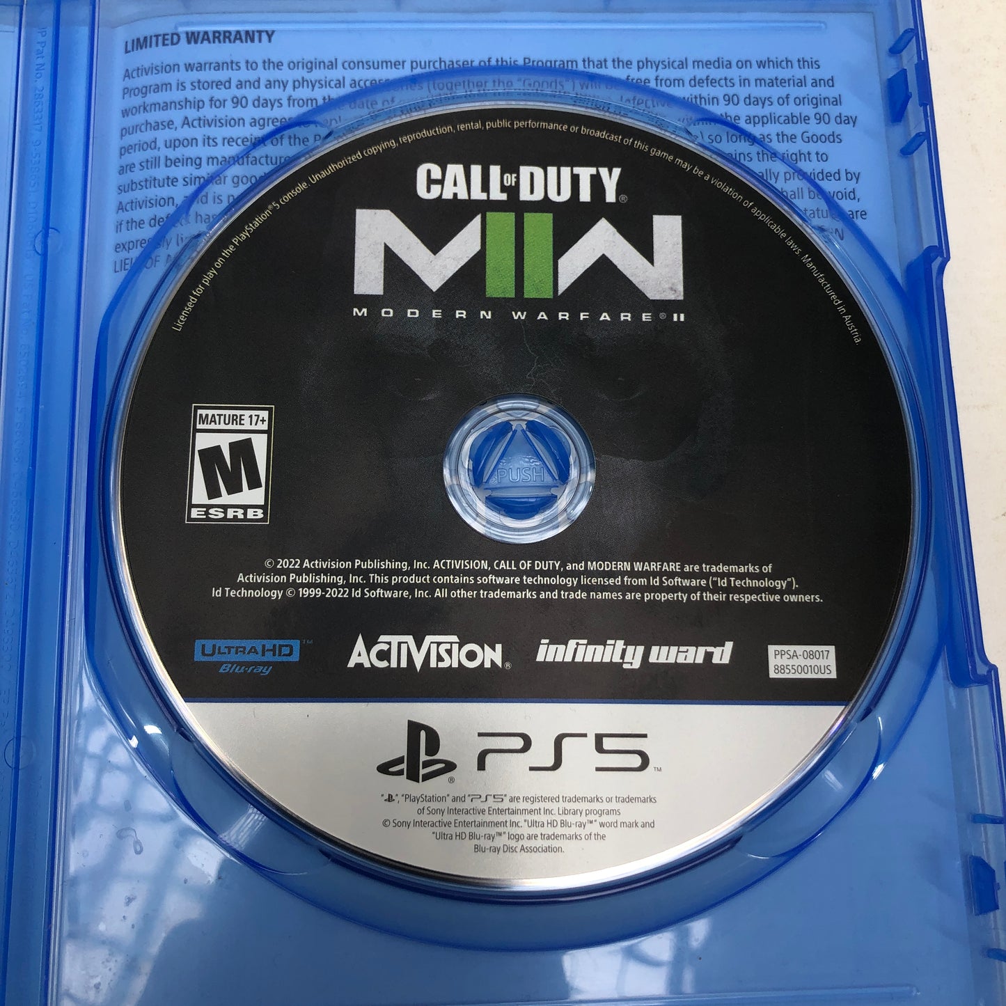 Call of Duty: Modern Warfare II (Sony PlayStation 5 PS5, 2022)