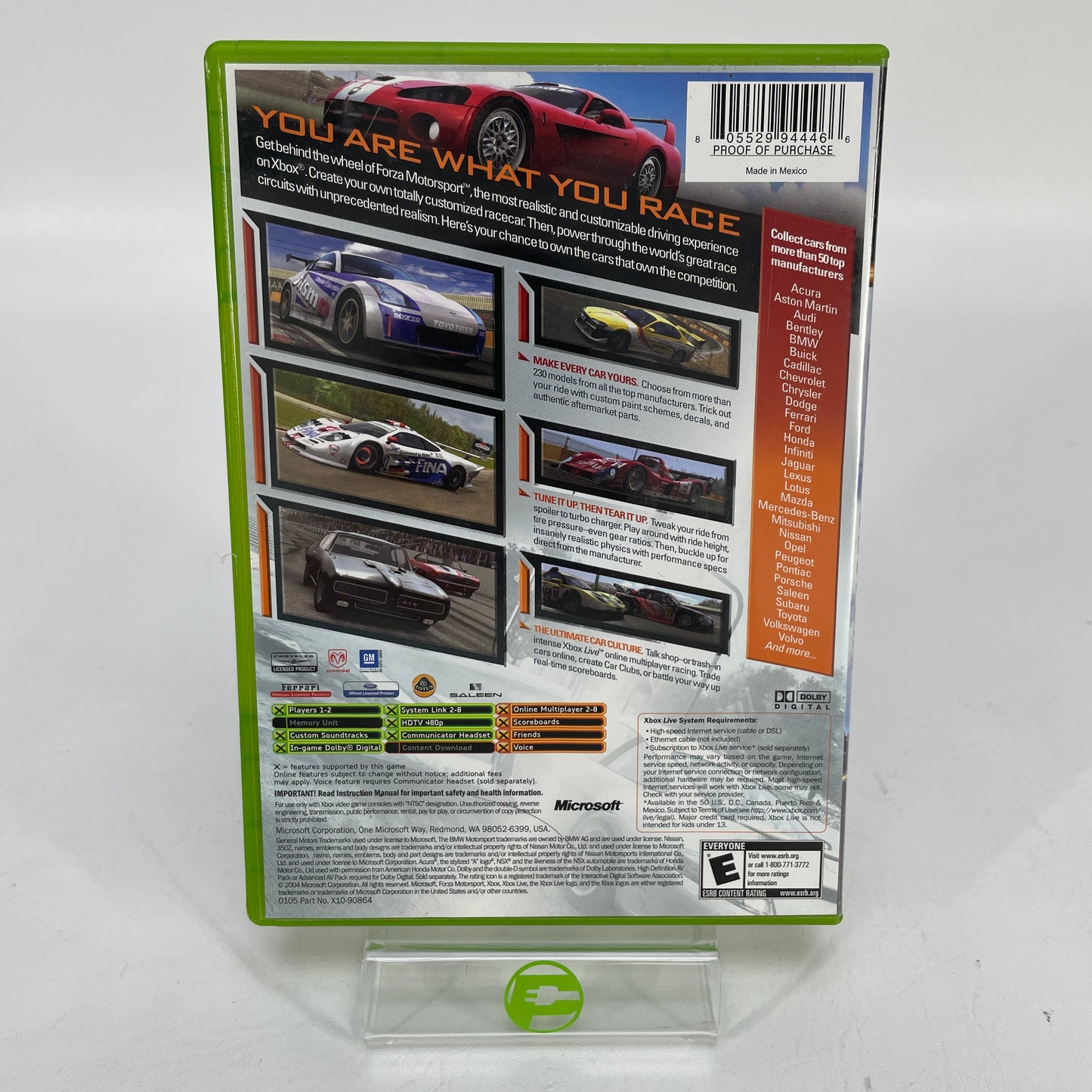 Forza Motorsport [Platinum Hits] (Microsoft Xbox, 2005)